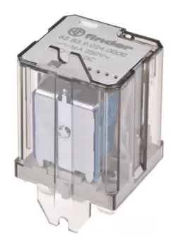 Image of Finder, 24V dc Coil Non-Latching Relay 3PDT, 16A Switching Current Flange Mount, 3 Pole, 62.83.9.024.0000