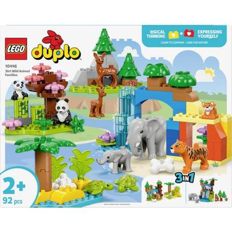 Image of LEGO DUPLO LEGO DUPLO Town 3in1 Wild Animal Familie Male VI57001