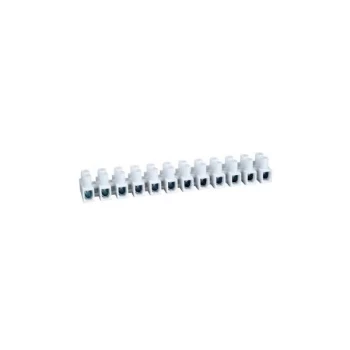 Image of Schneider Electric 3000430 12-Way Terminal Strips White 15A (pack ...