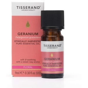 Image of Tisserand Aromatherapy Ethically Harvested Geranium Essential Oil 9ml