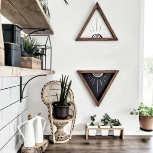 Image of UKZM059 Multicolor Decorative Framed MDF Painting (2 Pieces)