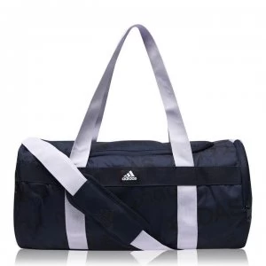 Image of adidas 4Athlts Monogram Duffel Bag - Navy/Purple