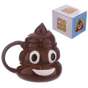Image of Fun Collectable Ceramic Poop with Lid Emotive Mug