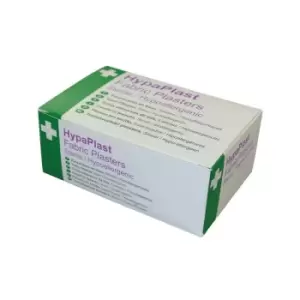 Image of HypaPlast Assorted Fabric Plasters - Pack of 100 - D8010 - Safety First Aid