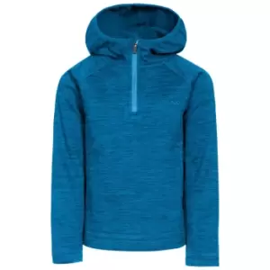Image of Trespass Childrens/Kids Gladdner Fleece Top (3-4 Years) (Cosmic Blue)