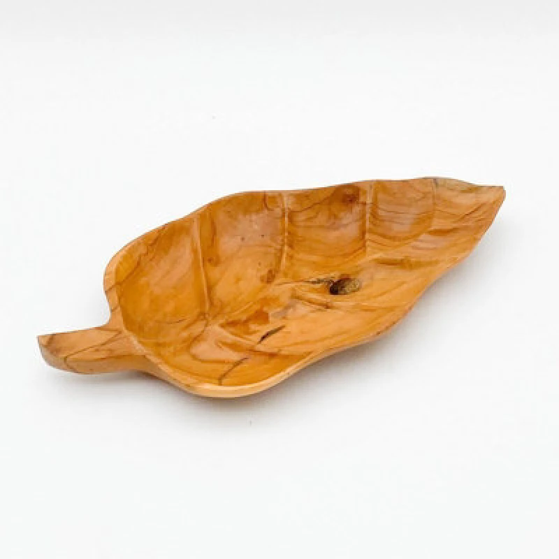 Image of Minster Leaf Bowl - L12 X W18 X H45cm - Teak