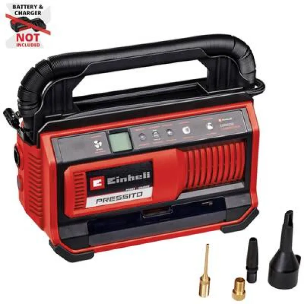 Image of Einhell 4020420 Cordless compressor PRESSITO 18/25 Power X-Change 11 bar Digital display