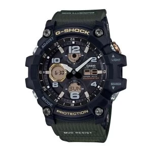 Image of Casio G-SHOCK MASTER OF G MUDMASTER Watch GSG-100-1A3 - Black and Gold