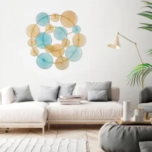 Image of Mozzafiato Multicolor Decorative Metal Wall Accessory