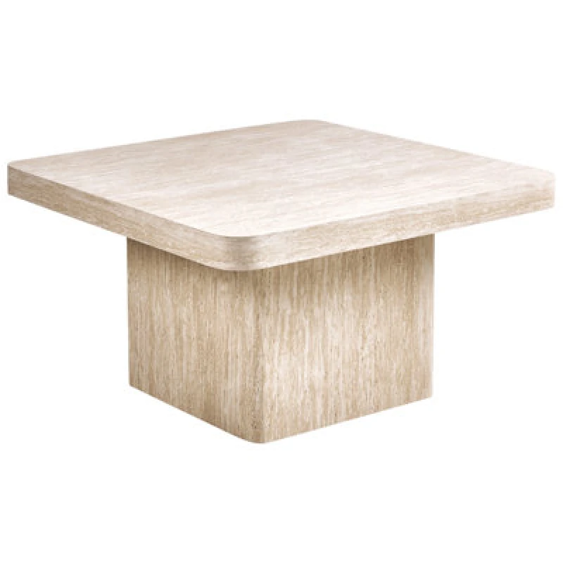 Image of Beliani Coffee Table Duson Travertine Effect