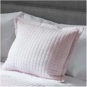 Image of Belledorm Crompton Filled Cushion (One Size) (Powder Pink)