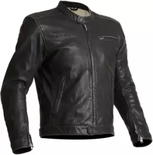Image of Halvarssons Idre Motorcycle Leather Jacket, black, Size 58, black, Size 58