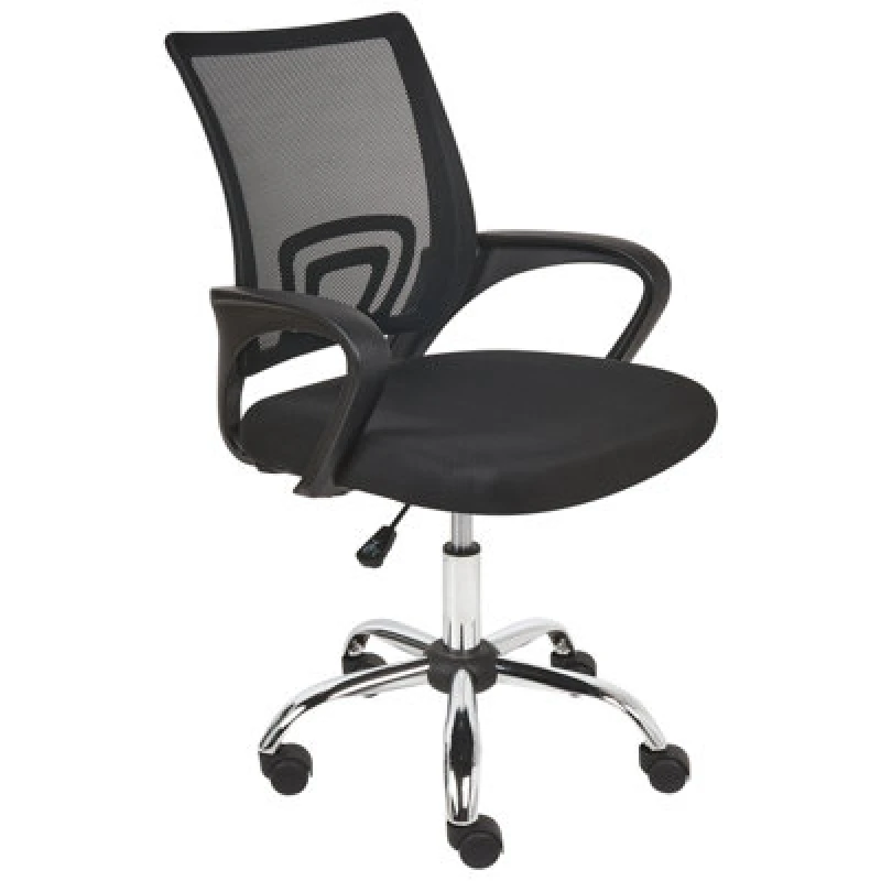 Image of Beliani Office Chair Solid Black