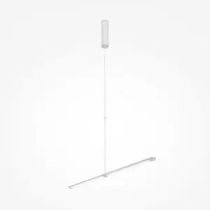 Image of Maytoni Supersymmetry Modern Integrated LED Pendant Ceiling Light White 4000K