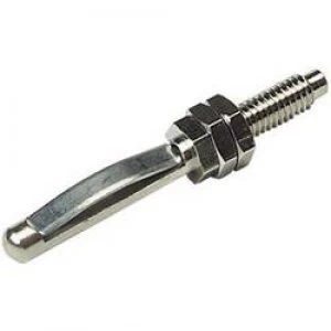 Image of Jack plug Plug vertical mount Pin diameter 4mm Nickel coated