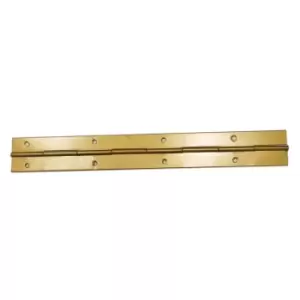 Image of Airtic Metal Piano Hinge Gold Colour 30 x 240mm - Colour Gold, Pack of 10