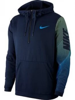 Image of Nike Dry Overhead Hoody Lv 2.0 - Navy