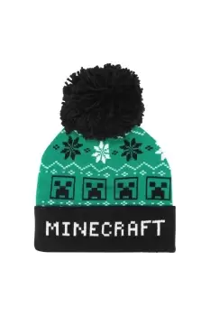 Image of Creeper Fair Isle Pom Pom Beanie