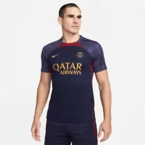 Image of Nike Paris Saint Germain Strike Top 2023 2024 Adults - Blue