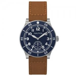 Image of Nautica Mens Houston Stainless Steel Watch - NAPHST001