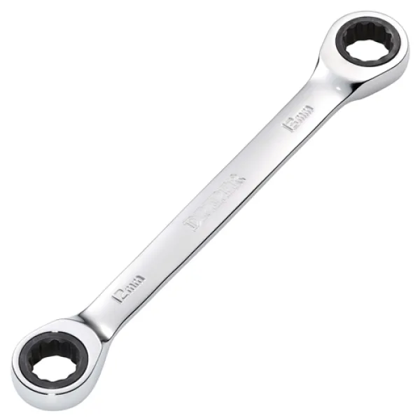 Image of Draper HI-TORQ Metric Double Ratchet Ring Spanner, 12 x 13mm