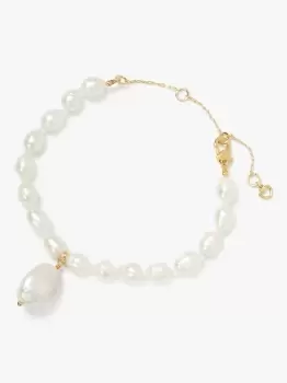 Image of Kate Spade Pearl Play Bracelet, Pearl, One Size
