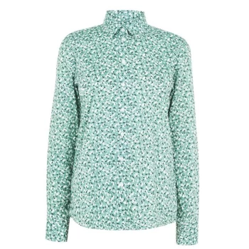 Image of Gant Summer Floral Shirt - Green