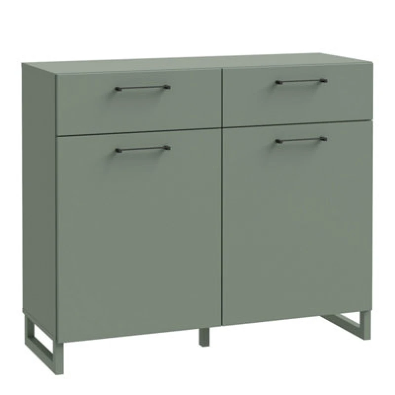 Image of Furniture To Go Sali 2 Door 2 Drawer Chest In Sage Green