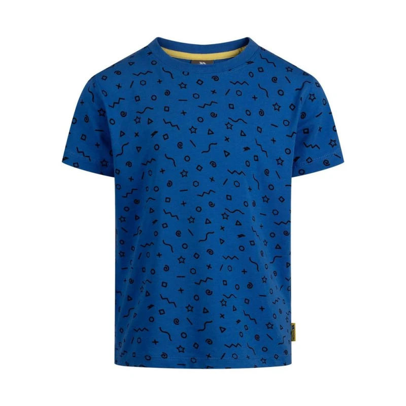 Image of Trespass Ellwood boys's Children's T shirt in Blue