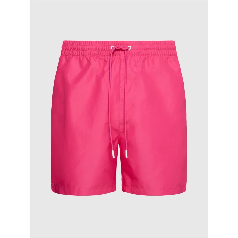 Image of Calvin Klein Medium Tape Swim Shorts Mens - Pink Pink S