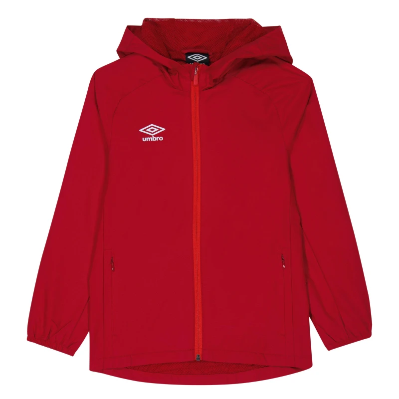 Image of Umbro Unisex Kids Short-Sleeve Performance Gym Top Scooter/Red unisex YS