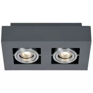 Image of Italux Casemiro - Modern Surface Mounted Black Aluminum 2 Light , GU10