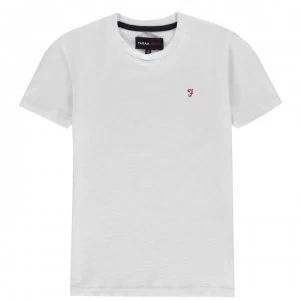 Image of Farah Denny Polo Shirt - Bright White