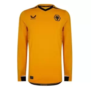 Image of Castore Wolverhampton Wanderers FC LS Home Jersey Mens - Gold
