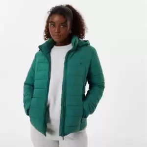 Image of Jack Wills Luna Hooded Puffer Jacket - Green