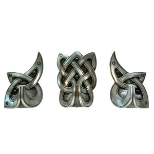 Image of Spikey Celtic Hooks Silver (Set of 3)