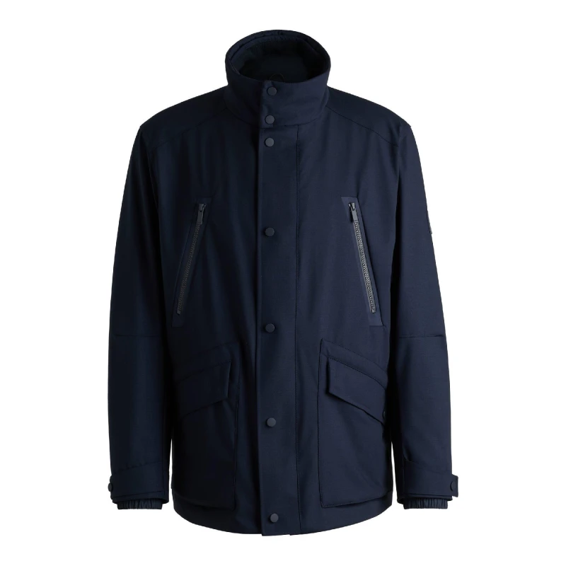 Image of Boss Mens P Cielo Formal Coat Dark Blue male 36 (46)