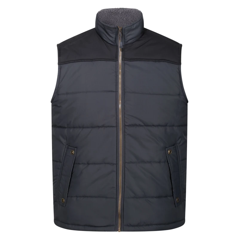 Image of Regatta Professional Mens Standout Altoona Insulated Bodywarmer Jacket in Dark Grey Size: XS Dark Grey Male XS