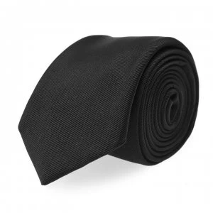 Image of BOSS Plain Tie - Black 001