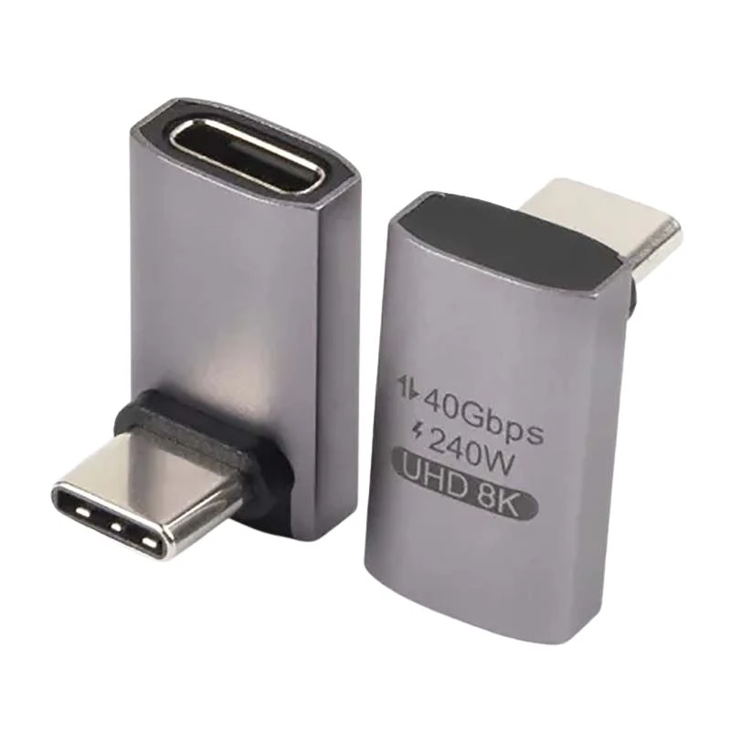 Image of FDL USB4 TYPE C RIGHT ANGLED ADAPTER M/F - VERTICAL