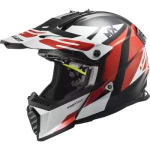 Image of LS2 Mx437 Fast Evo Strike Black White Red XL