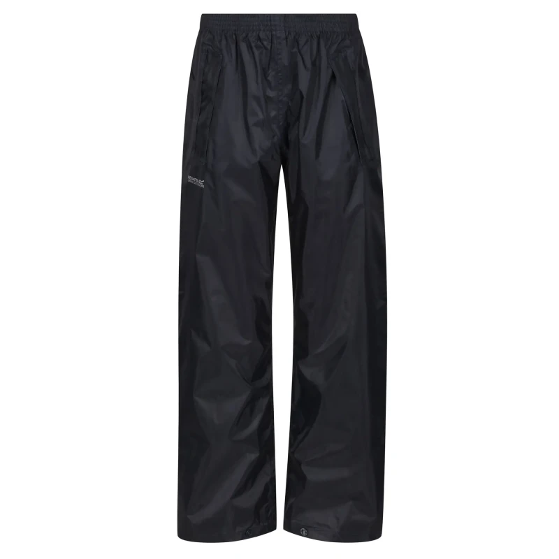 Image of Regatta Kids Stormbreak Waterproof Overtrouser - Blue Blue 13 - 14 Years