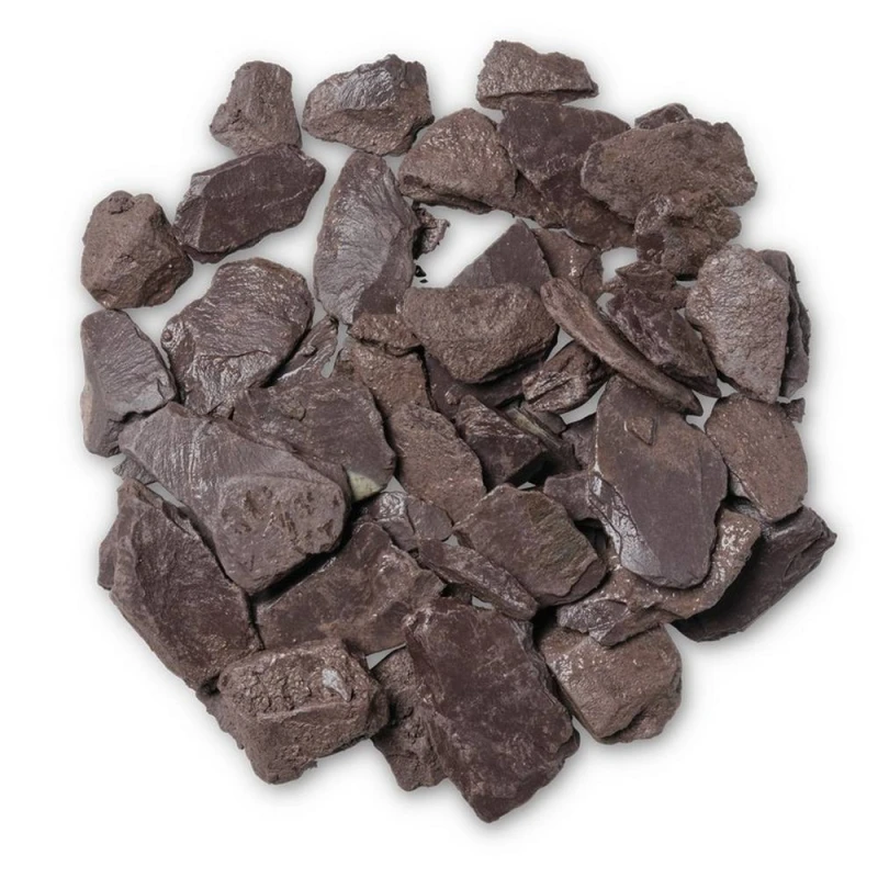 Image of Buttercup Farm 40mm Plum Slate Chippings - Premium Aggregate Bulk Bag - 850 kilos in Brown Brown Unisex