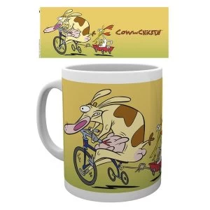 Image of Cow And Chicken Bike Mug