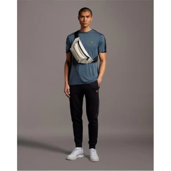 Image of Lyle and Scott Sport Sport Piping Joggers - Black