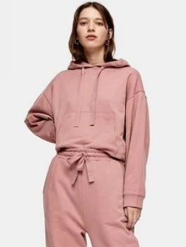 Image of Topshop 100% Organic Cotton Hoodie - Pink