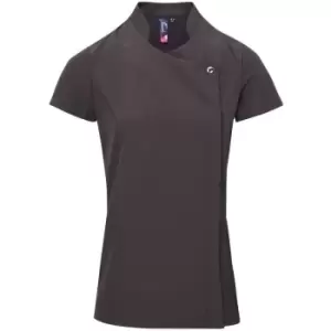 Image of Premier Ladies/Womens *Blossom* Tunic / Health Beauty & Spa / Workwear (14) (Dark Grey) - Dark Grey