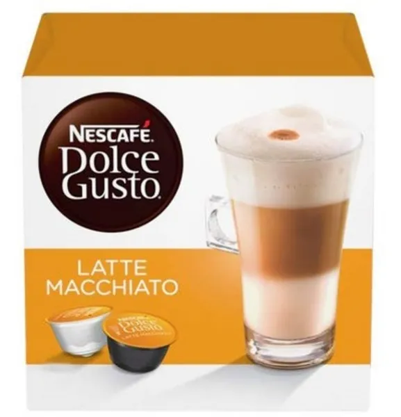 Image of Nescafe Dolce Gusto Latte Macchiato Coffee 8 Pods