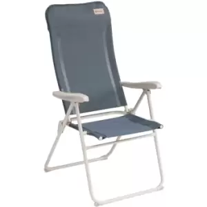 Image of Reclining Camping Chair Cromer Ocean Blue Outwell - Blue