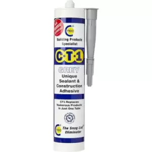 Image of CT1 - Grey - Building Sealant & Adhesive Snag Tube for Virtually Any Material (1)